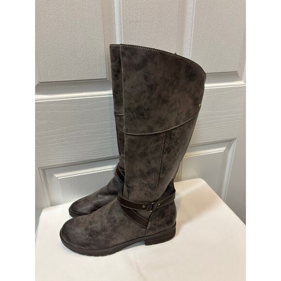 Natural Soul by Naturalizer Women’s Tall Brown Riding Boots Size 7.5M - Picture 11 of 12